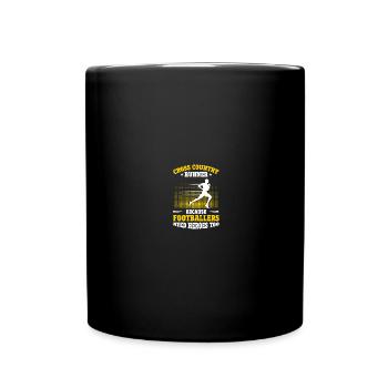 Cross-country skiers Cross-country skiing - Full Colour Mug - black - Front