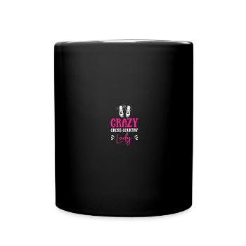Ski de fond Coureurs Ski de fond - Mug uni - noir - Devant