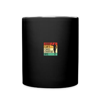 Ski de fond Coureurs Ski de fond - Mug uni - noir - Devant