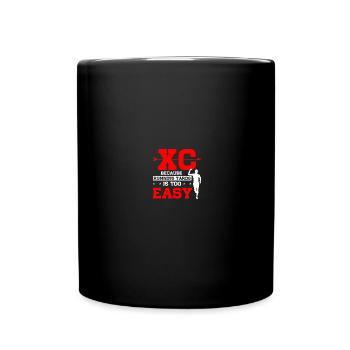 Ski de fond Coureurs Ski de fond - Mug uni - noir - Devant