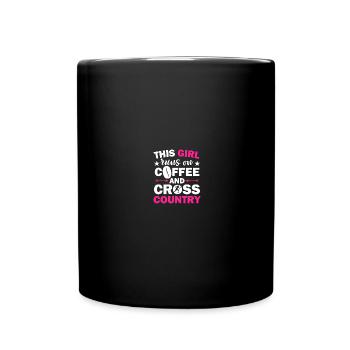 Ski de fond Coureurs Ski de fond - Mug uni - noir - Devant