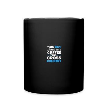 Ski de fond Coureurs Ski de fond - Mug uni - noir - Devant