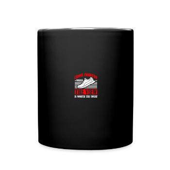 Ski de fond Coureurs Ski de fond - Mug uni - noir - Devant