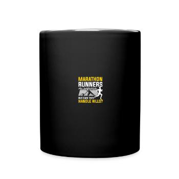 Ski de fond Coureurs Ski de fond - Mug uni - noir - Devant