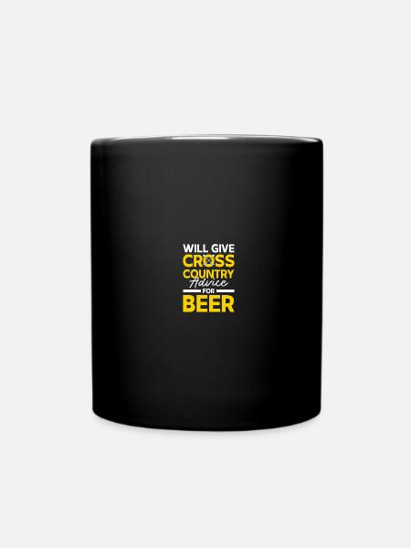 Cross Country Trainer - Tasse einfarbig - Schwarz