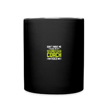 Entraîneur de cross-country - Mug uni - noir - Devant