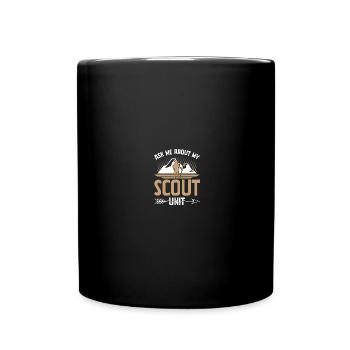 Pfadfinderführer - Tasse einfarbig - Schwarz - Vorne