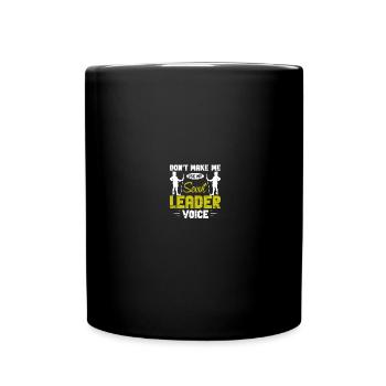 Pfadfinderführer - Tasse einfarbig - Schwarz - Vorne