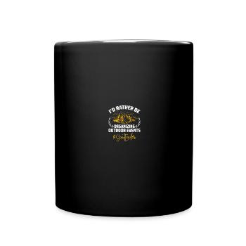 Pfadfinderführer - Tasse einfarbig - Schwarz - Vorne