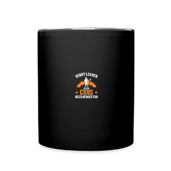 Pfadfinderführer - Tasse einfarbig - Schwarz - Vorne