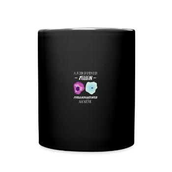 Zytologie und Zellen - Tasse einfarbig - Schwarz - Vorne