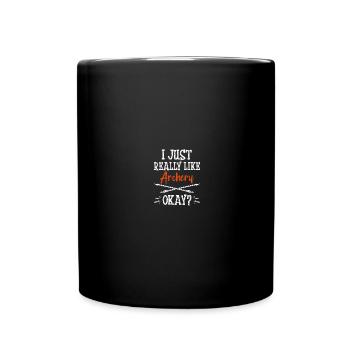 Archery Coach - Full Colour Mug - black - Front