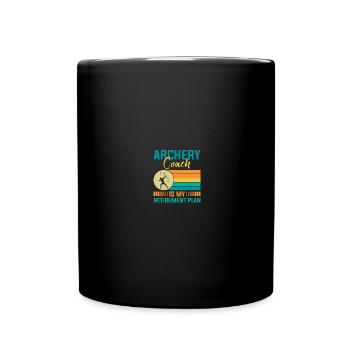 Archery Coach - Full Colour Mug - black - Front