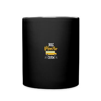 School Bus Monitor - Full Colour Mug - black - Front