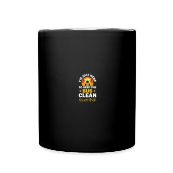 School Bus Monitor - Full Colour Mug - black - Front