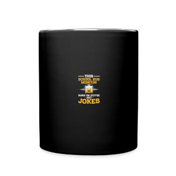 School Bus Monitor - Full Colour Mug - black - Front