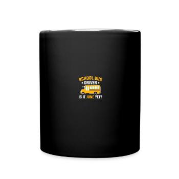 Bus driver School bus driver - Full Colour Mug - black - Front