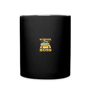 Bus driver School bus driver - Full Colour Mug - black - Front