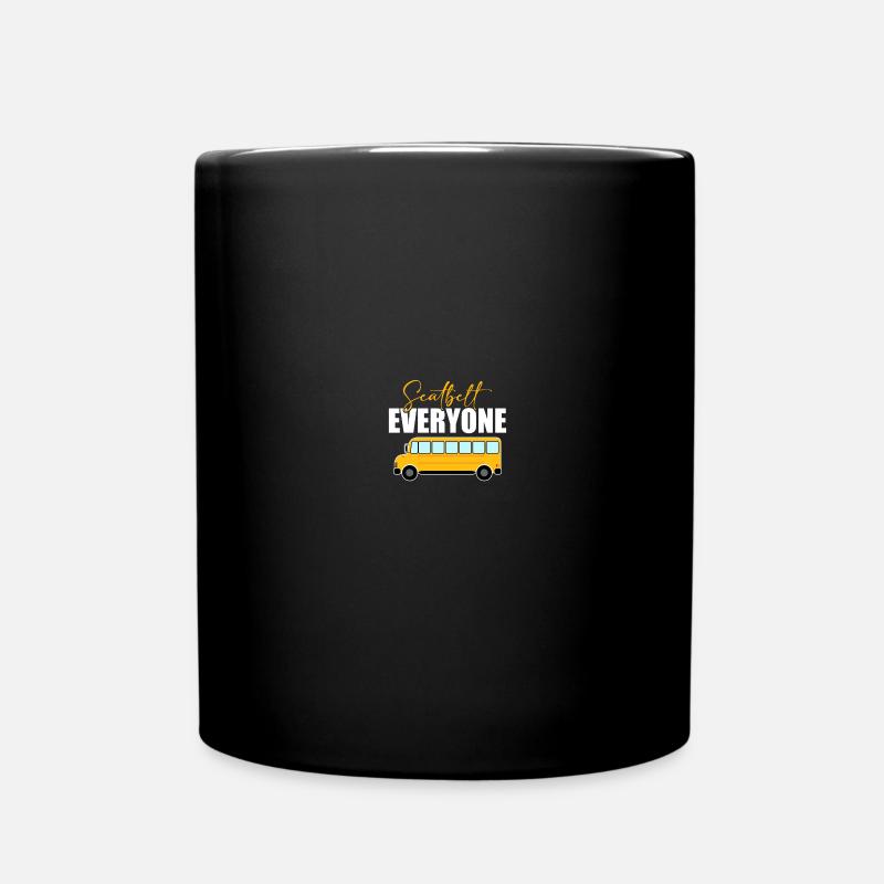 Busfahrer Schulbusfahrer - Tasse einfarbig - Schwarz