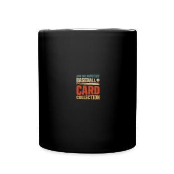 Baseball Card Collector Baseball Card - Mug uni - noir - Devant