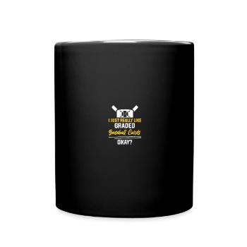 Baseball Card Collector Baseball Card - Mug uni - noir - Devant