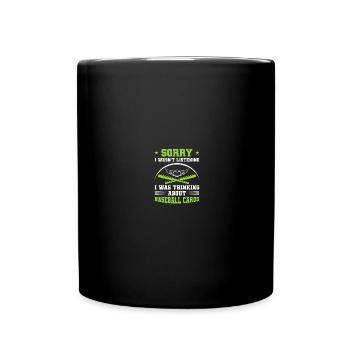 Baseball Card Collector Baseball Card - Mug uni - noir - Devant