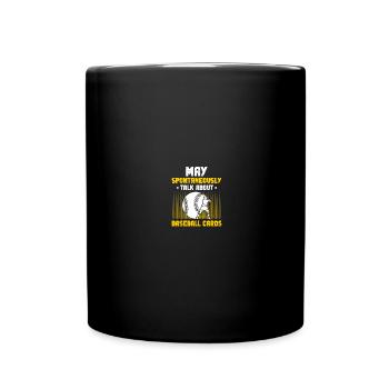 Baseball Card Collector Baseball Card - Mug uni - noir - Devant