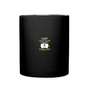 Baseball Card Collector Baseball Card - Mug uni - noir - Devant