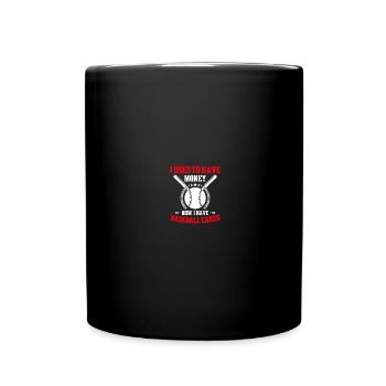 Baseball Card Collector Baseball Card - Mug uni - noir - Devant