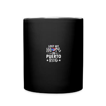 Portoricains Porto Rico - Mug uni - noir - Devant