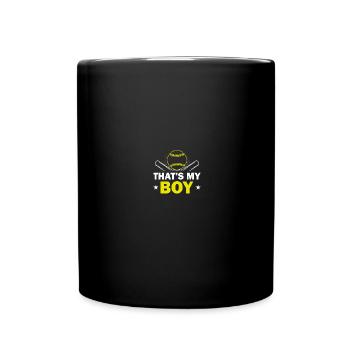 Baseball Softball Mom - Full Colour Mug - black - Front