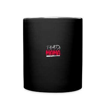 Teeball Tee Ball Tball Mom - Tasse einfarbig - Schwarz - Vorne