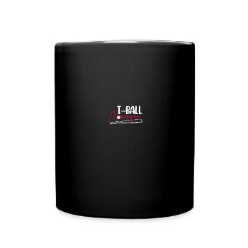 Teeball Tee Ball Tball Mom - Tasse einfarbig - Schwarz - Vorne