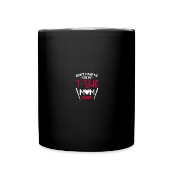 Teeball Tee Ball Tball Mom - Tasse einfarbig - Schwarz - Vorne