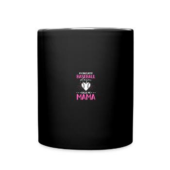 Baseball Mom - Full Colour Mug - black - Front