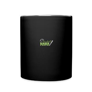 Baseball Mom - Full Colour Mug - black - Front