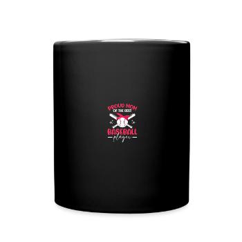 Baseball Mom - Full Colour Mug - black - Front