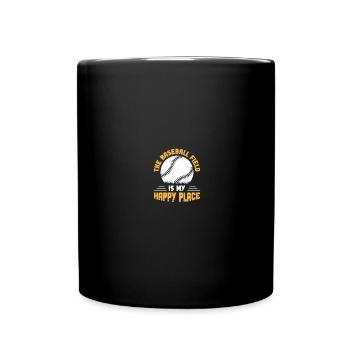 Baseball Mom - Full Colour Mug - black - Front