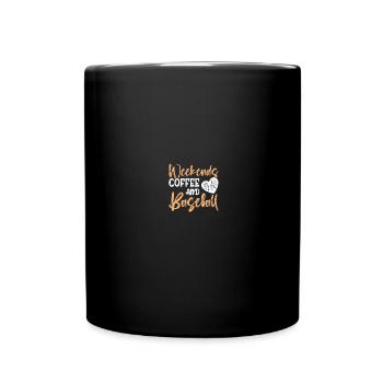 Baseball Mom - Full Colour Mug - black - Front