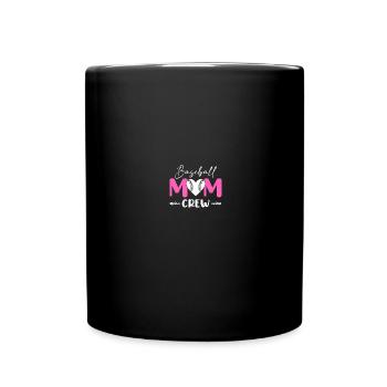 Baseball Mom - Full Colour Mug - black - Front