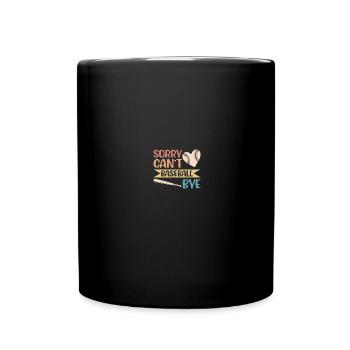 Baseball Mom - Full Colour Mug - black - Front