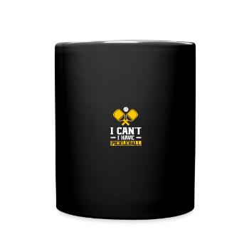 Pickle Ball Pickleball Cuisine - Mug uni - noir - Devant