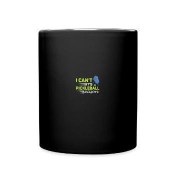 Pickle Ball Pickleball Kitchen - Full Colour Mug - black - Front