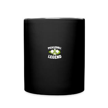 Pickle Ball Pickleball Kitchen - Full Colour Mug - black - Front