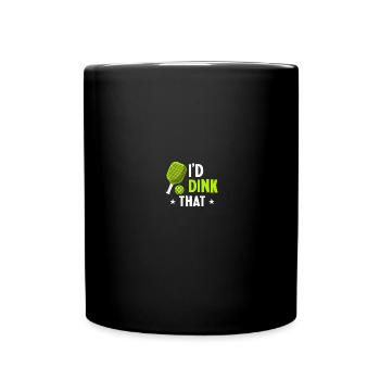 Pickle Ball Pickleball Kitchen - Full Colour Mug - black - Front