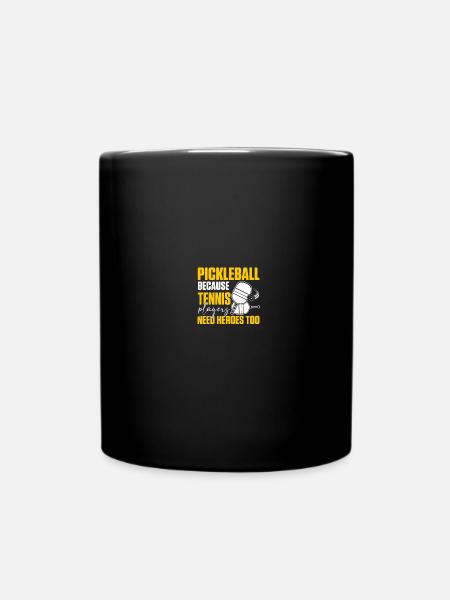 Pickle Ball Pickleball Küche - Tasse einfarbig - Schwarz