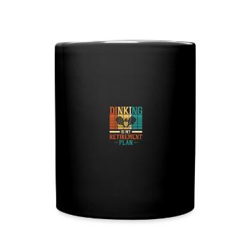 Pickle Ball Pickleball Kitchen - Full Colour Mug - black - Front