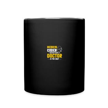 Medizinische Kodierung Medizinische Kodierer - Tasse einfarbig - Schwarz - Vorne