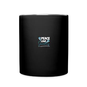 Schuhsammler Sneaker Sammler Sneakerhead - Tasse einfarbig - Schwarz - Vorne