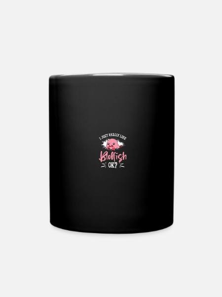 Blob-Fisch Blobfisch - Tasse einfarbig - Schwarz
